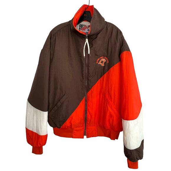 Vintage 80’s SWINGSTER Bowling Green Falcons Bomber Jacket Size XL RARE - Picture 1 of 8